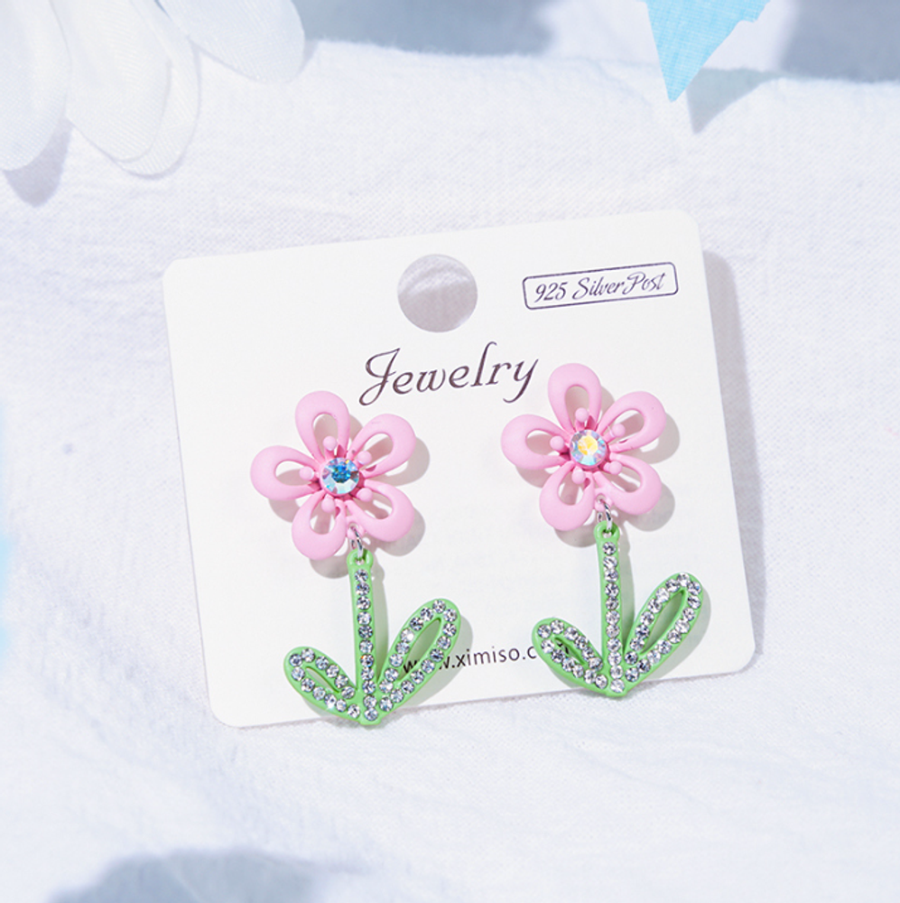 Набор сережек "Five-Petal Flower"