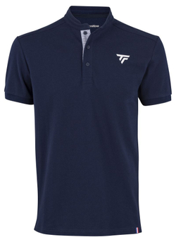 Мужское теннисное поло Tecnifibre Polo Pique - небесный