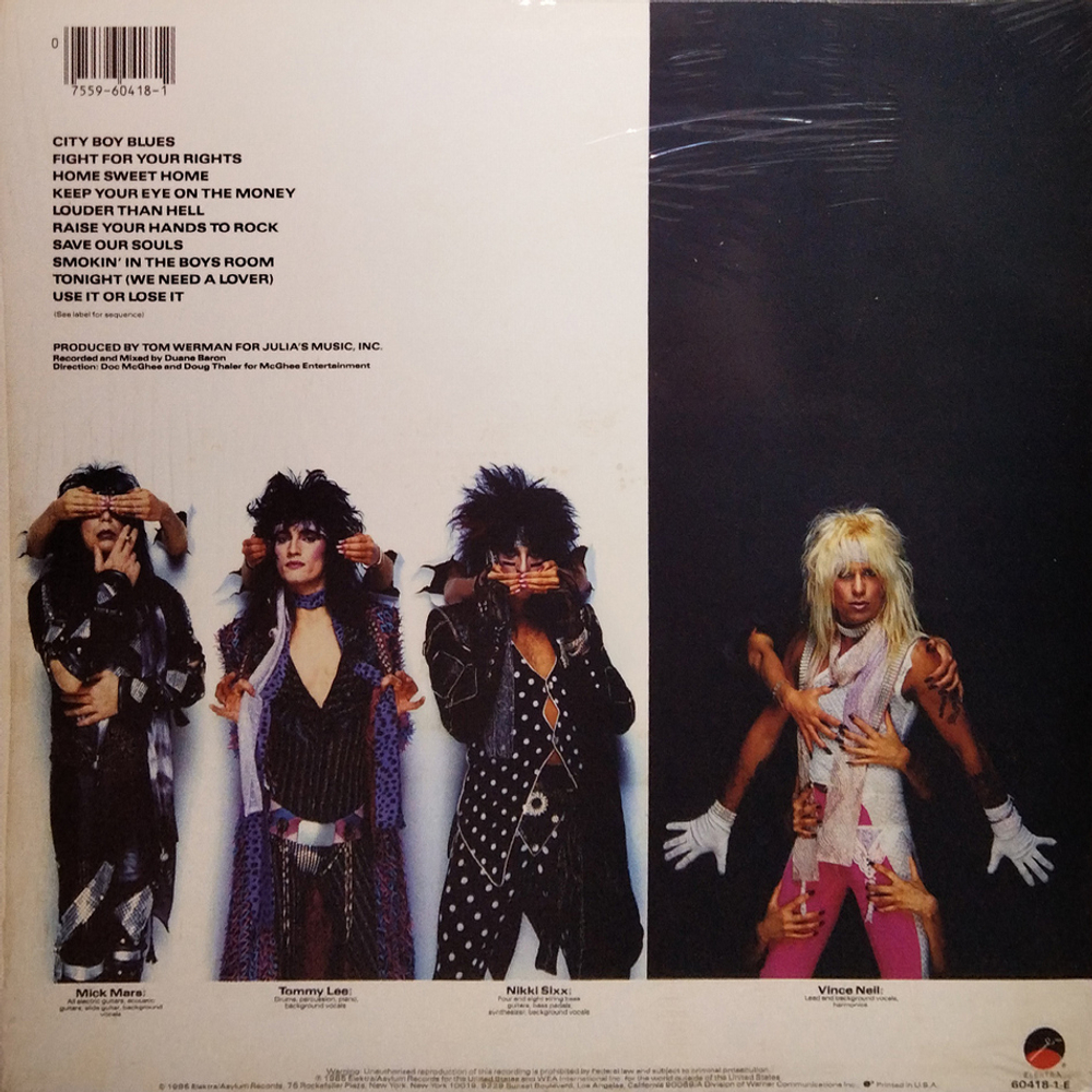 Motley Crue / Theatre Of Pain (LP)