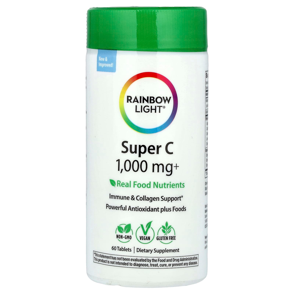 Rainbow Light, Super C, 60 таблеток