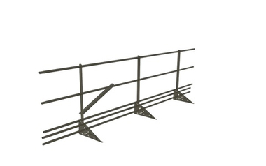 Кровельное ограждение Fachmann KO/SK/SN-800-3-3000 Фальцевый крепеж RAL