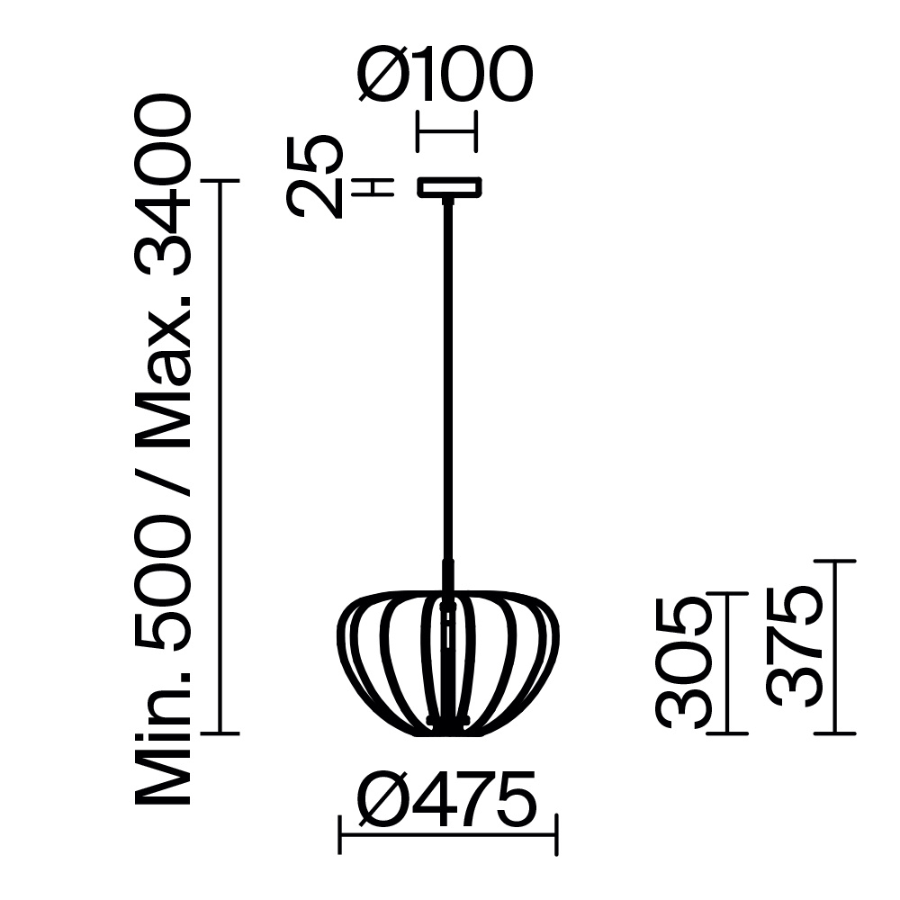 Подвесной светильник Maytoni MOD398PL-01BR