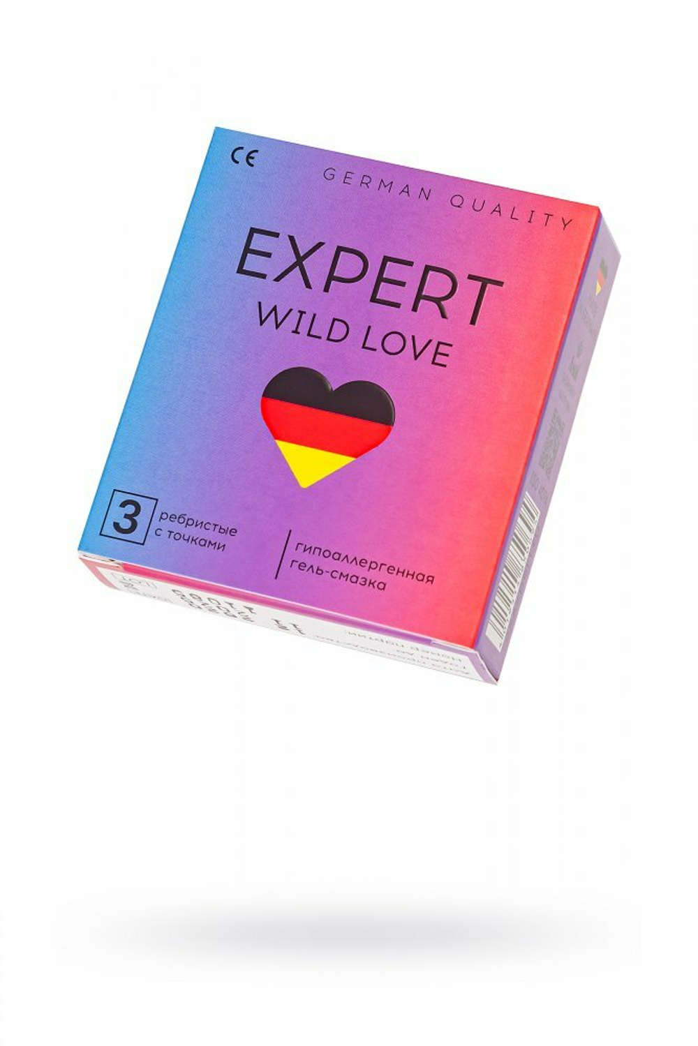 Презервативы Expert Wild Love ребристые с точками №3