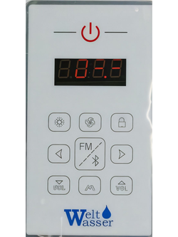 Душевая кабина WeltWasser  WW500 ALLER 904 900х900х2170 мм 10000003257