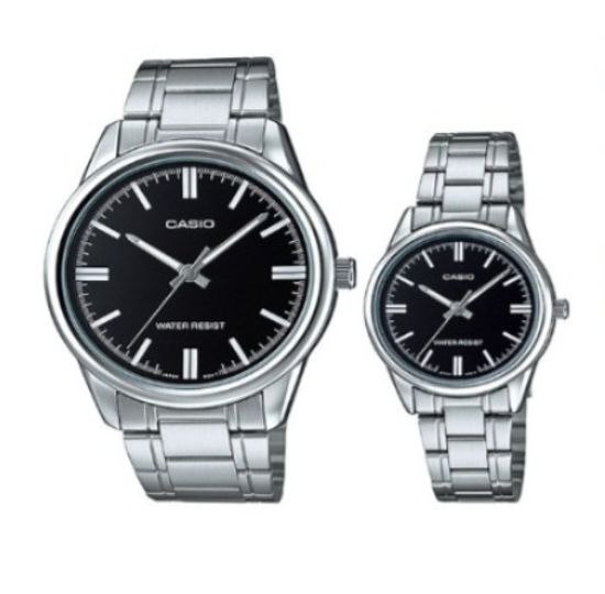 Парные часы Casio Standard: MTP-V005D-1A и LTP-V005D-1A