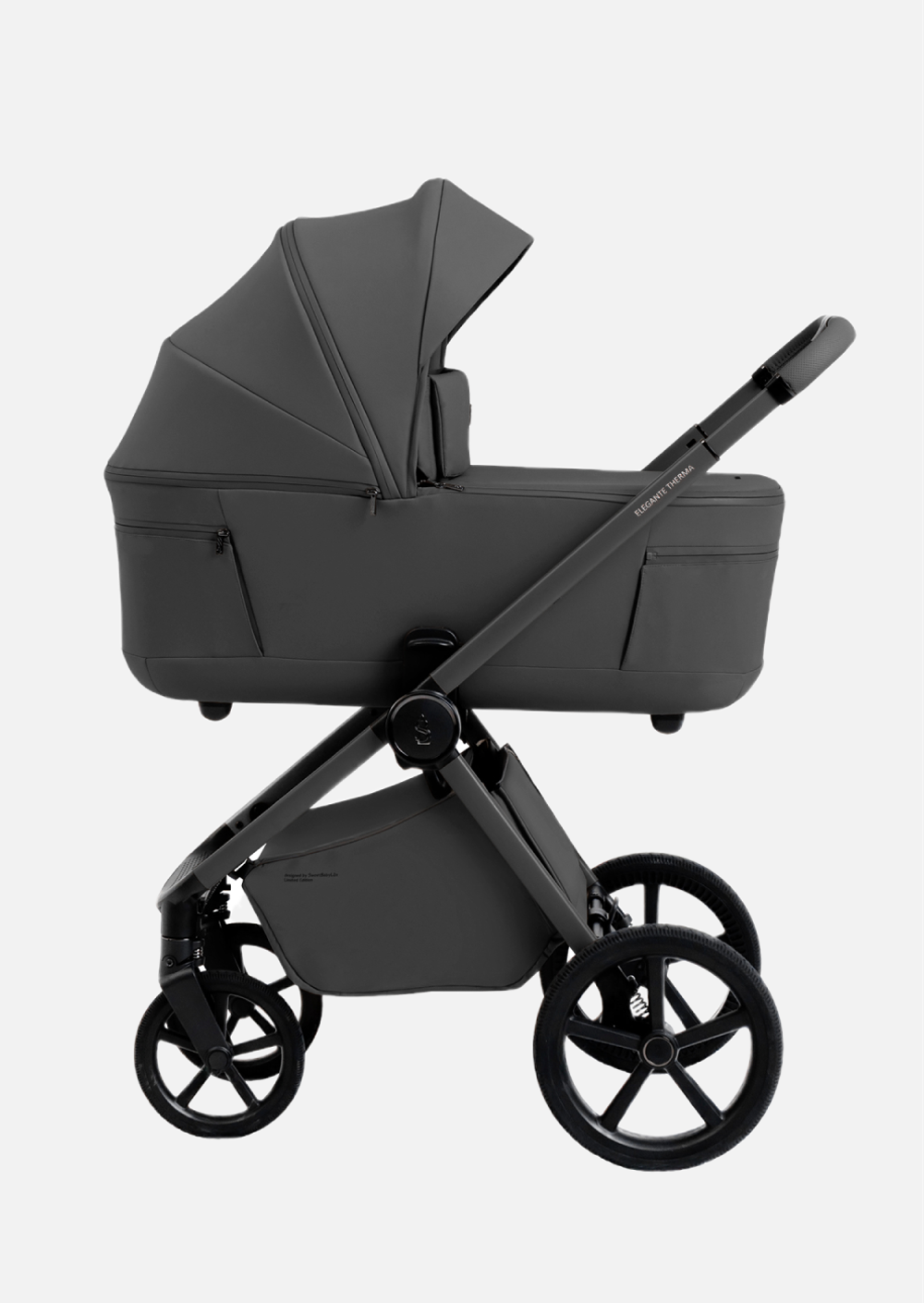 Sweet Baby Коляска 2 в 1 SBL Elegante Therma (Colore) Dark Grey