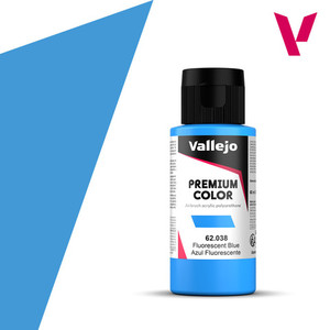 Premium color 60ml - Fluorescent Blue