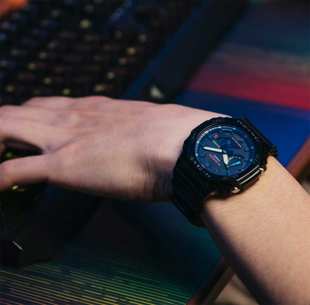 Часы Casio GA-2100RGB-1A