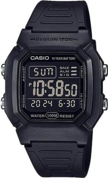 Японские наручные часы Casio Collection W-800H-1B