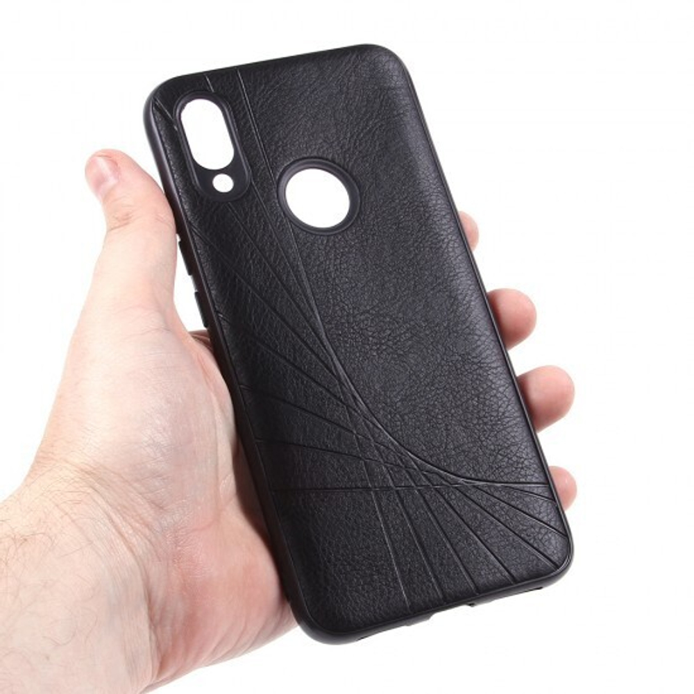 Чехол ТПУ под кожу для Xiaomi Redmi 7, 011178 Коричневый
