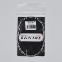 Лески SWIV360 large(L) от ChiaoGoo, 13 см. - 35 см., silver cable