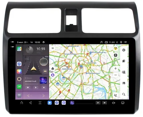 Магнитола для Suzuki Swift 2004-2010 - Kuberg OL-1622 QLed+2K, Android 13, Быстрейшая, CarPlay, 4G SIM-слот