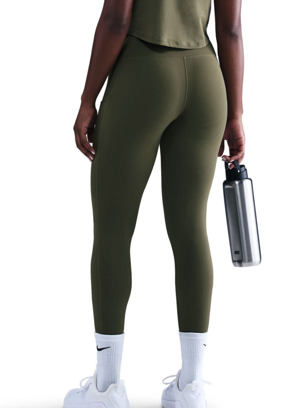 Леггинсы Nike Dri-Fit One 7/8 High-Rise - medium olive