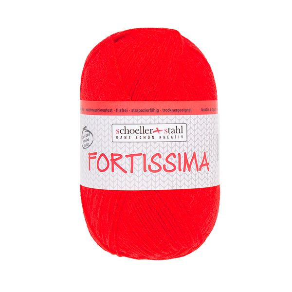 Пряжа Austermann (Аустерманн) Fortissima 100 / уп.5 мот. по 100 г, 420м, вишневый
