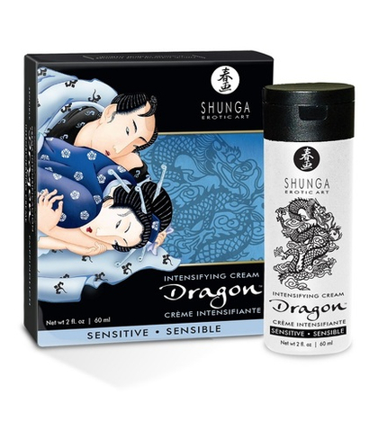 Shunga DRAGON SENSITIVE - Интимный возбуждающий крем для пар, 60 мл