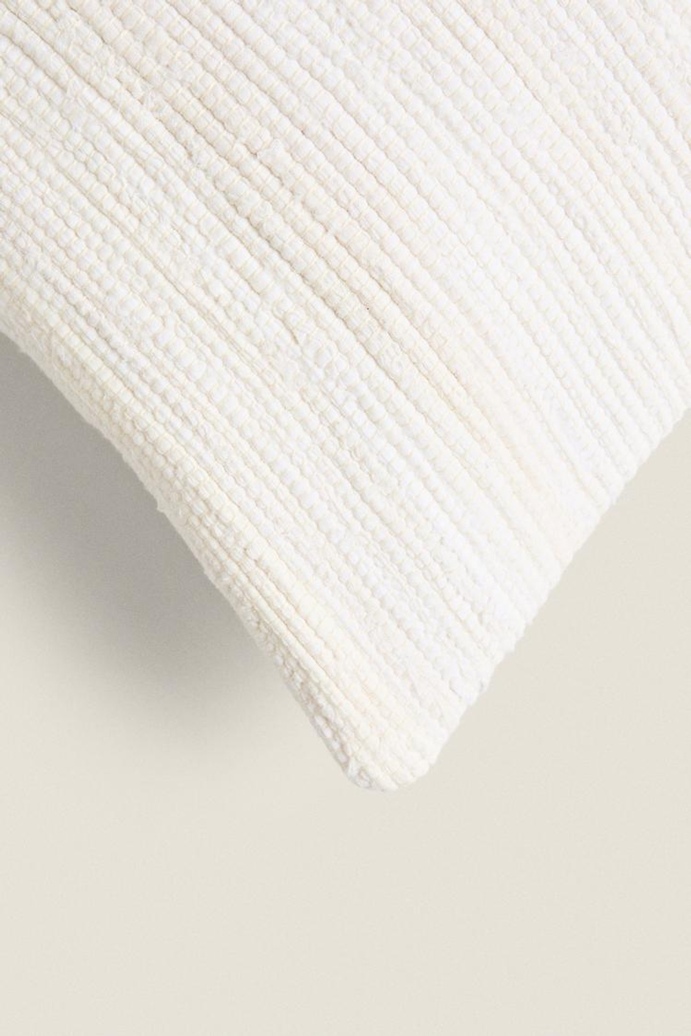 ZARA HOME ЧЕХОЛ ДЛЯ ДЕКОРАТИВНОЙ ПОДУШКИ, ЭКРЮ