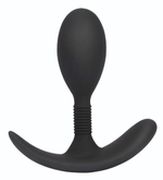 Черная анальная втулка Anal Play Plug S - 8,6 см. (Цвет: черный)