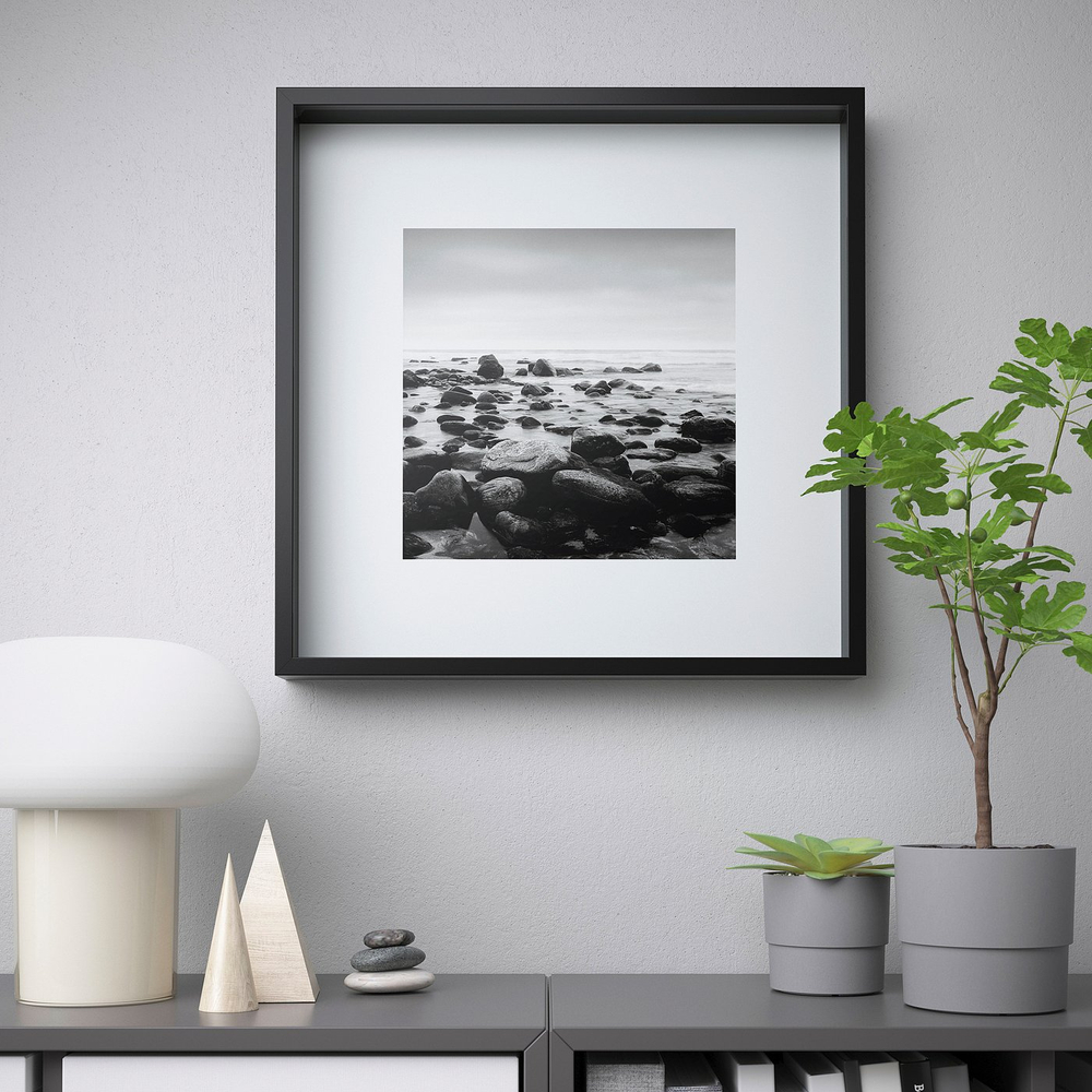 IKEA SANNAHED  (ИКЕА САННАХЕД)  -  Рамка - чёрная 50x50 см