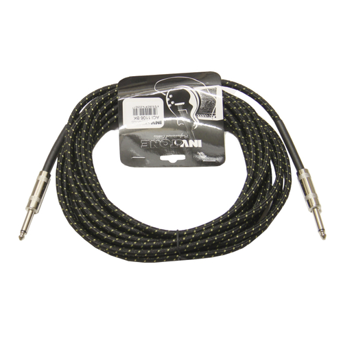 INVOTONE ACI1106 BK - инструментальный кабель, дл. 6 м (черный)