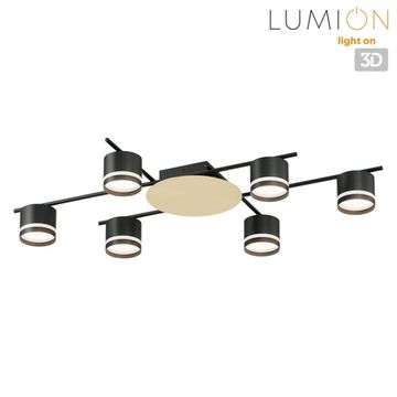 Светильник потолочный 6*GX53 8304/6C золотой/черный BENUA Lumion