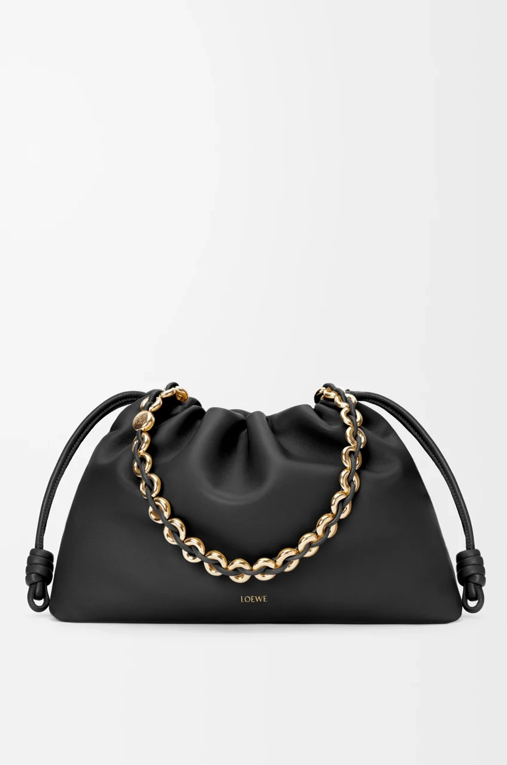 Loewe Большая сумка Flamenco из мягкой кожи ягненка наппа, черный