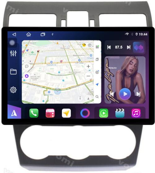 Магнитола для Subaru Forester 4 2012-2015, Impreza 4, XV (без штатной КЗВ) - FarCar GX877 монитор 13" 2K QLED на Android 14, S500+TS20, Быстрейшая,  CarPlay, 4G SIM-слот