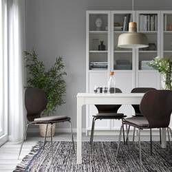 IKEA ÄLVGRÄSMAL  (ИКЕА ЭЛВГРЭСМАЛ)  -  Подушка на стул - серая 32,6/31,3х33х3 см
