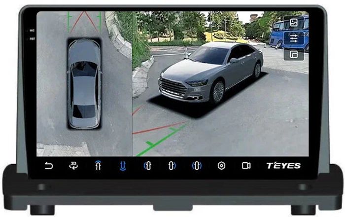 Магнитола для Volvo XC90 2002-2014 (рамка 9 наверх) - Teyes CC3-2K-360 на Android 10, Быстрая, 2K QLED, CarPlay, 4G SIM-слот, 4 камеры в комплекте