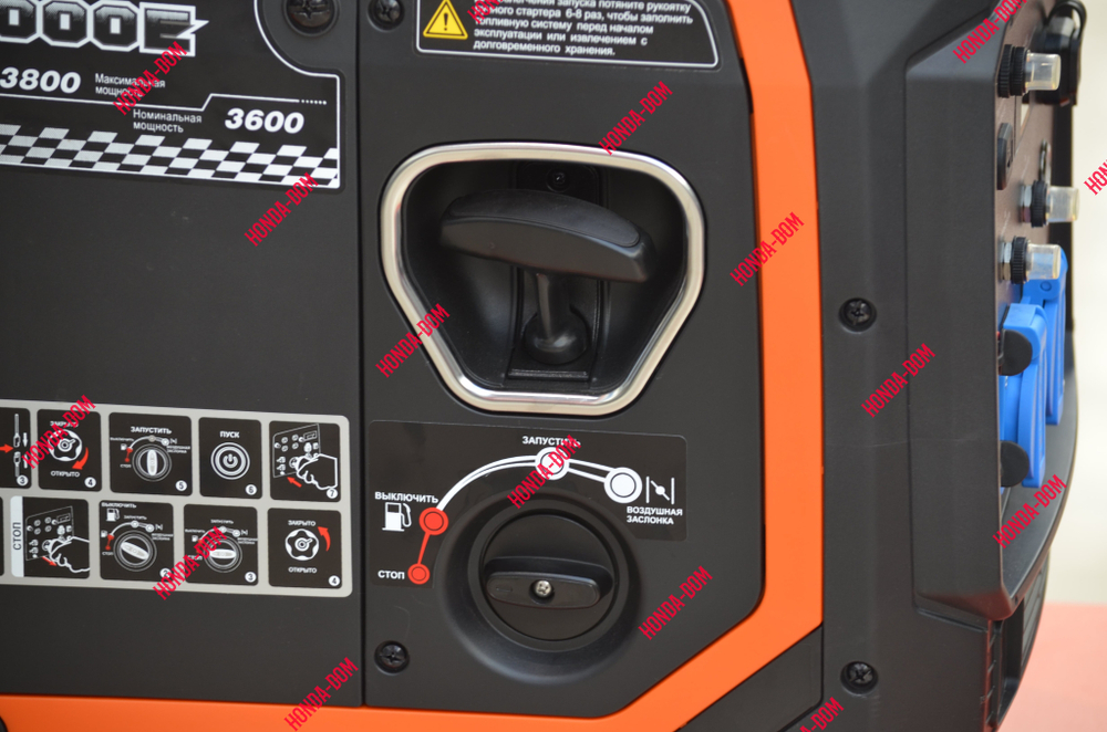 Генератор бензиновый инверторный Zongshen BQH 4000 E 1T90DFQ41