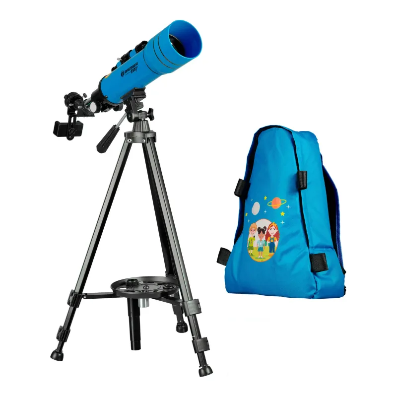 Телескоп BRESSER JUNIOR 70/400 в синем рюкзаке (8850610WXH000) - комплект с рюкзаком
