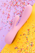 Вибромассажер Satisfyer Mono Flex с возможностью управления через приложение розовый 20 см