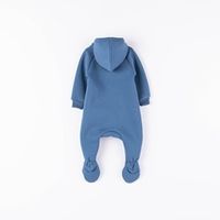 Комбинезон с капюшоном "Деним" утепленный 0+