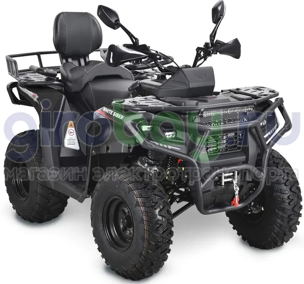 Бензиновый квадроцикл WHITE SIBERIA BARS 320 - Чёрный фото №5