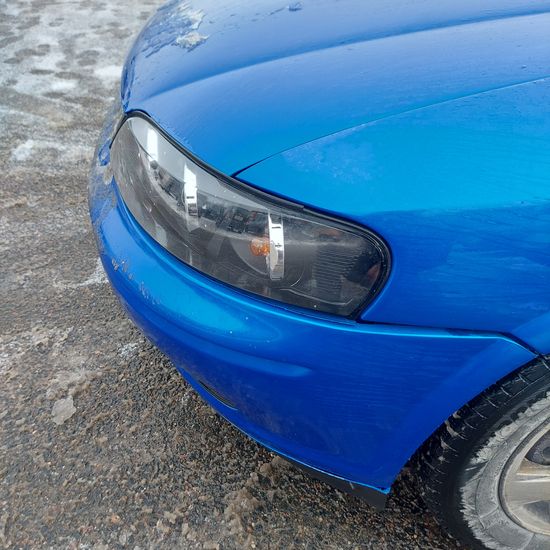 Передние фары Opel Vectra B angel eyes black