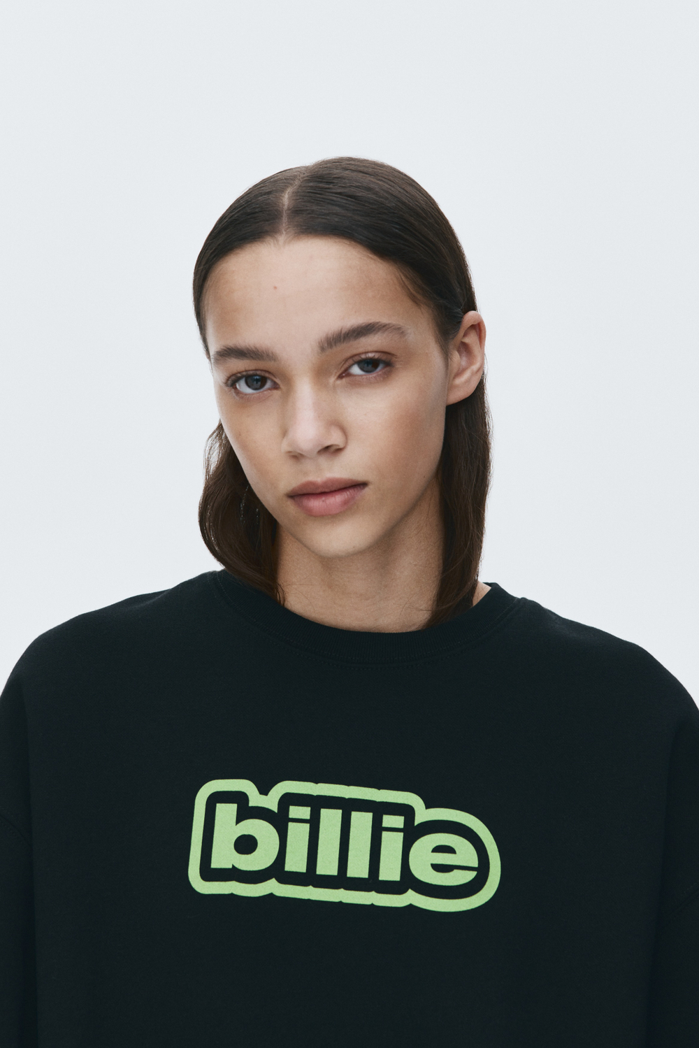 Свитшот оверсайз с принтом Billie Eilish - H&M