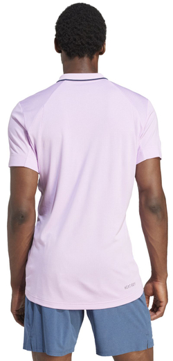 Мужское теннисное поло Adidas Tennis Freelift Polo - bliss lilac/orchid fusion