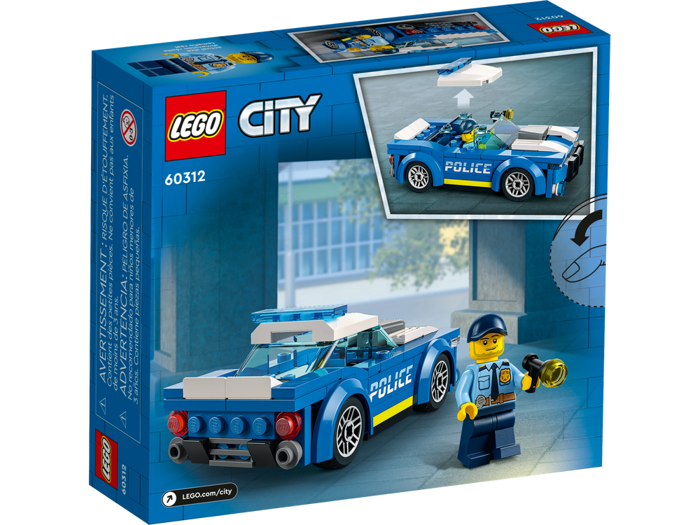 Конструктор Лего Сити Полицейская машина 60312 | LEGO City Police Car | игровой полицейский автомобиль 94 детали 5+