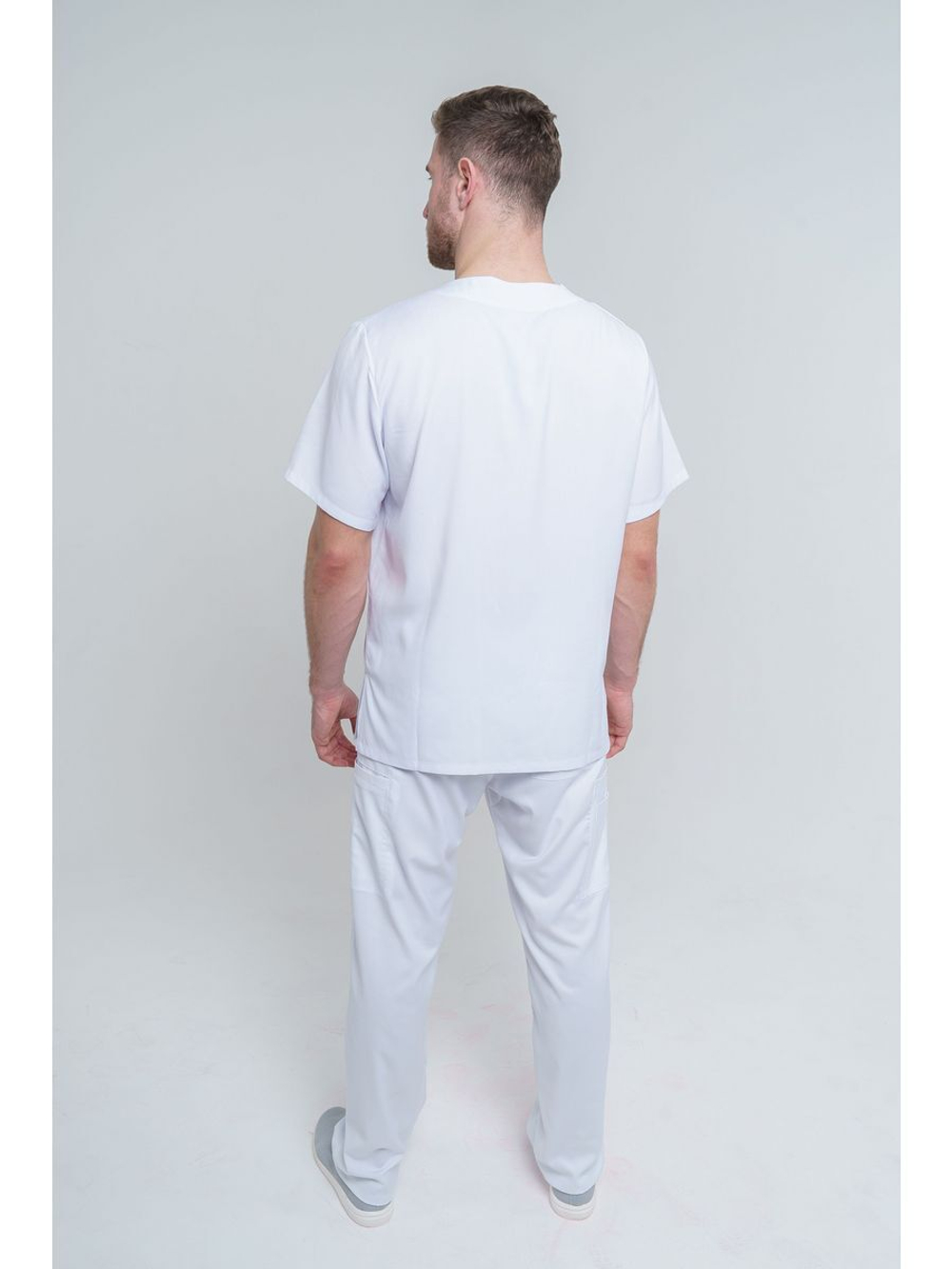 Брюки медицинские мужские спецодежда TZ610-WHT