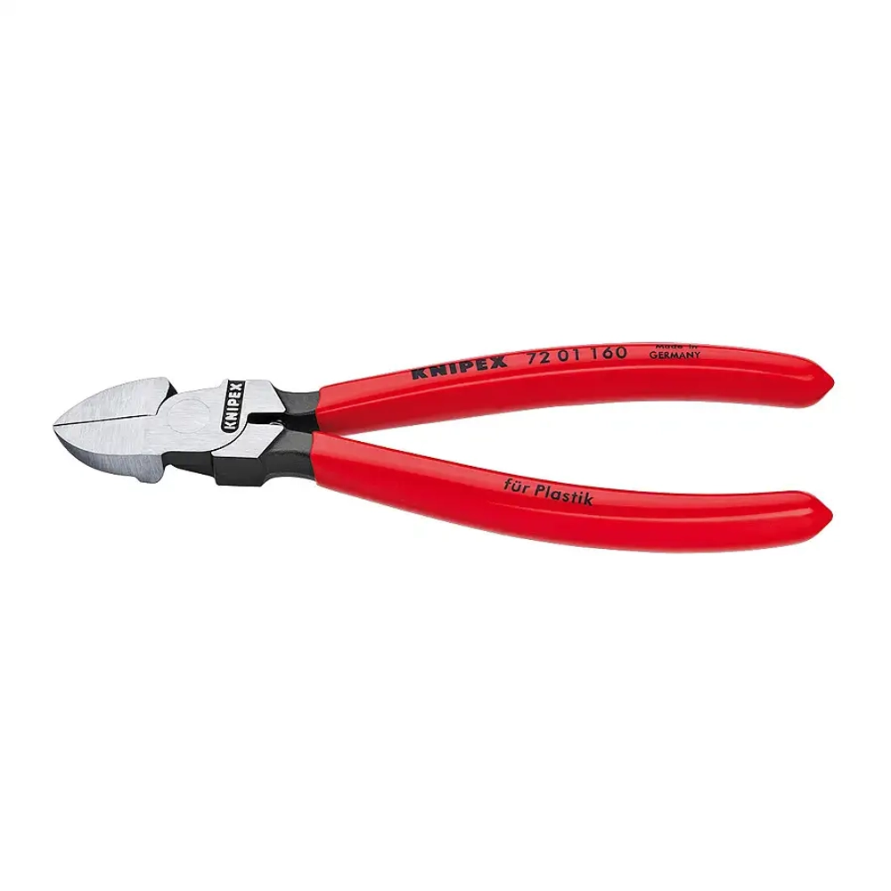 Кусачки боковые для пластмассы 140 мм Knipex 72 01 140