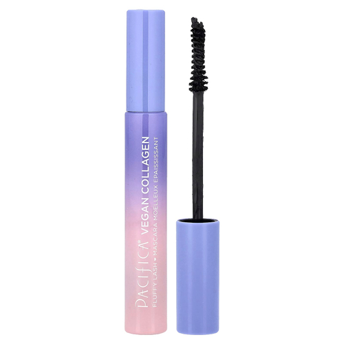 Pacifica, веганская тушь с коллагеном, Fluffy Lash, тушь для ресниц, черная, 7 г (0,24 унции)