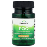 Swanson Vitamins, PQQ, 20 мг, 30 растительных капсул