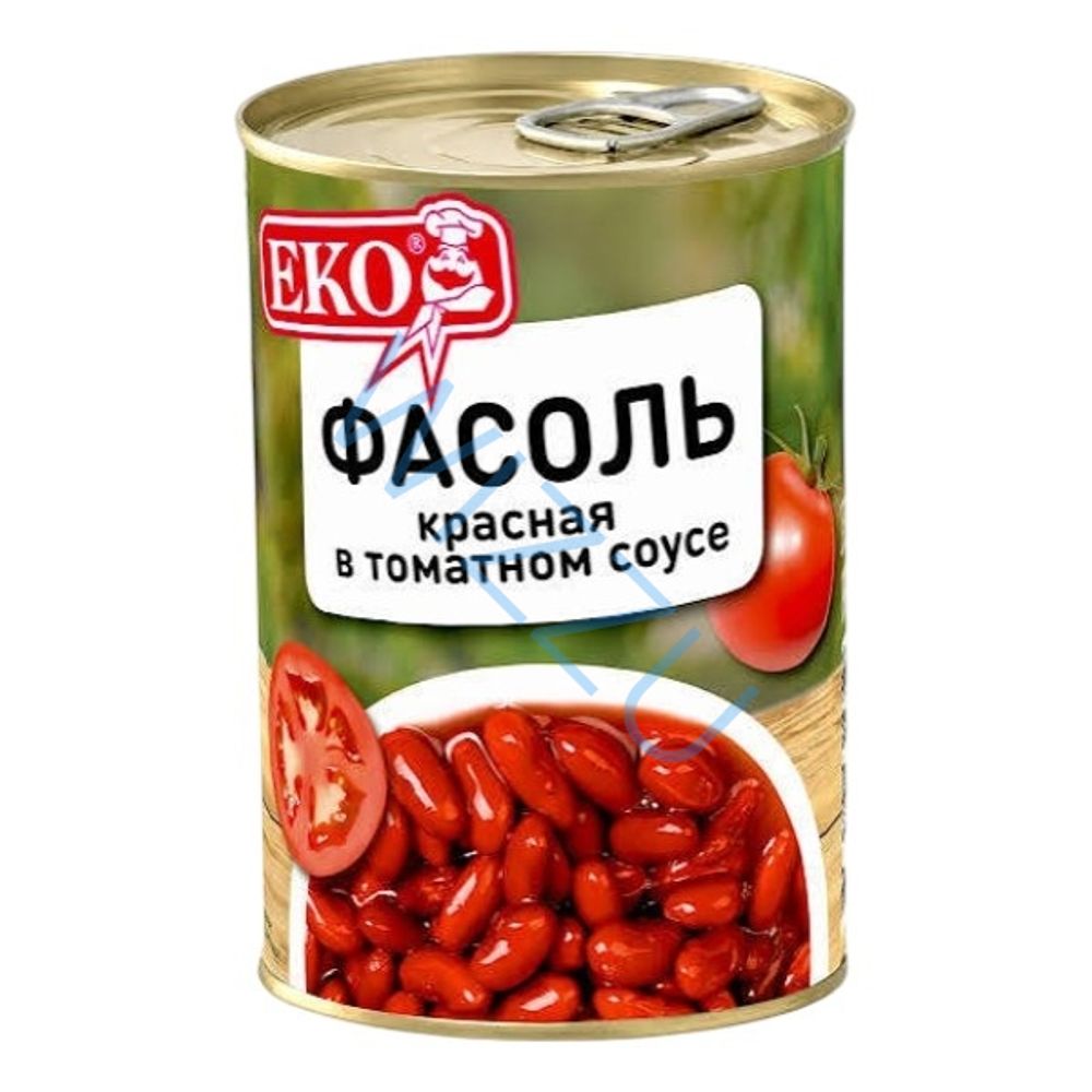 Фасоль Красная EKO в томатном соусе 400нр