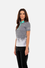 Женское поло Hydrogen PAINTED TARTAN TECH POLO (GL1003)