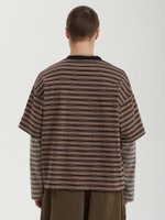 Мужской Лонгслив Skeleton Stripe