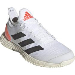 Женские Кроссовки теннисные Adidas Adizero Ubersonic 4 W - cloud white/core black/solar red