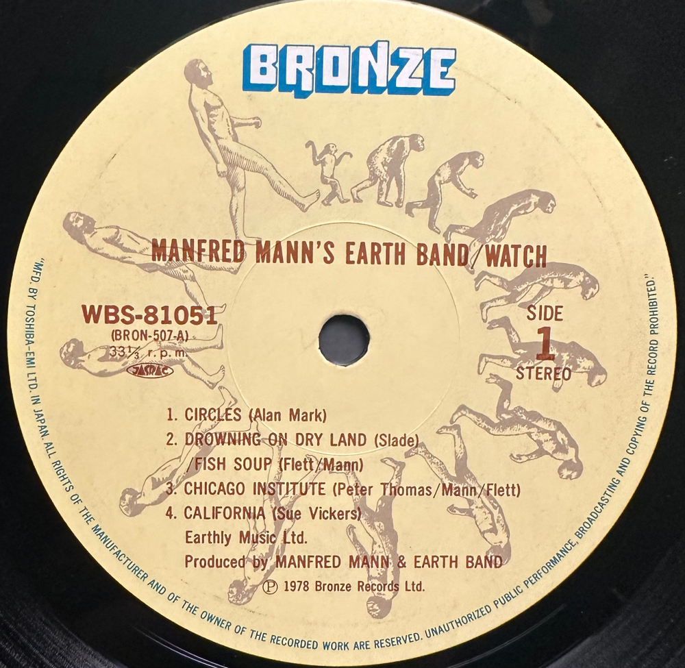 Manfred Mann's Earth Band - Watch (Япония 1978г.)