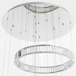 Citilux Чезаре CL338661 LED Люстра хрустальная с пультом Хром