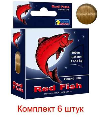 Полиэстровая леска рыболовная Red Fish 100m 0,35 мм 1 шт
