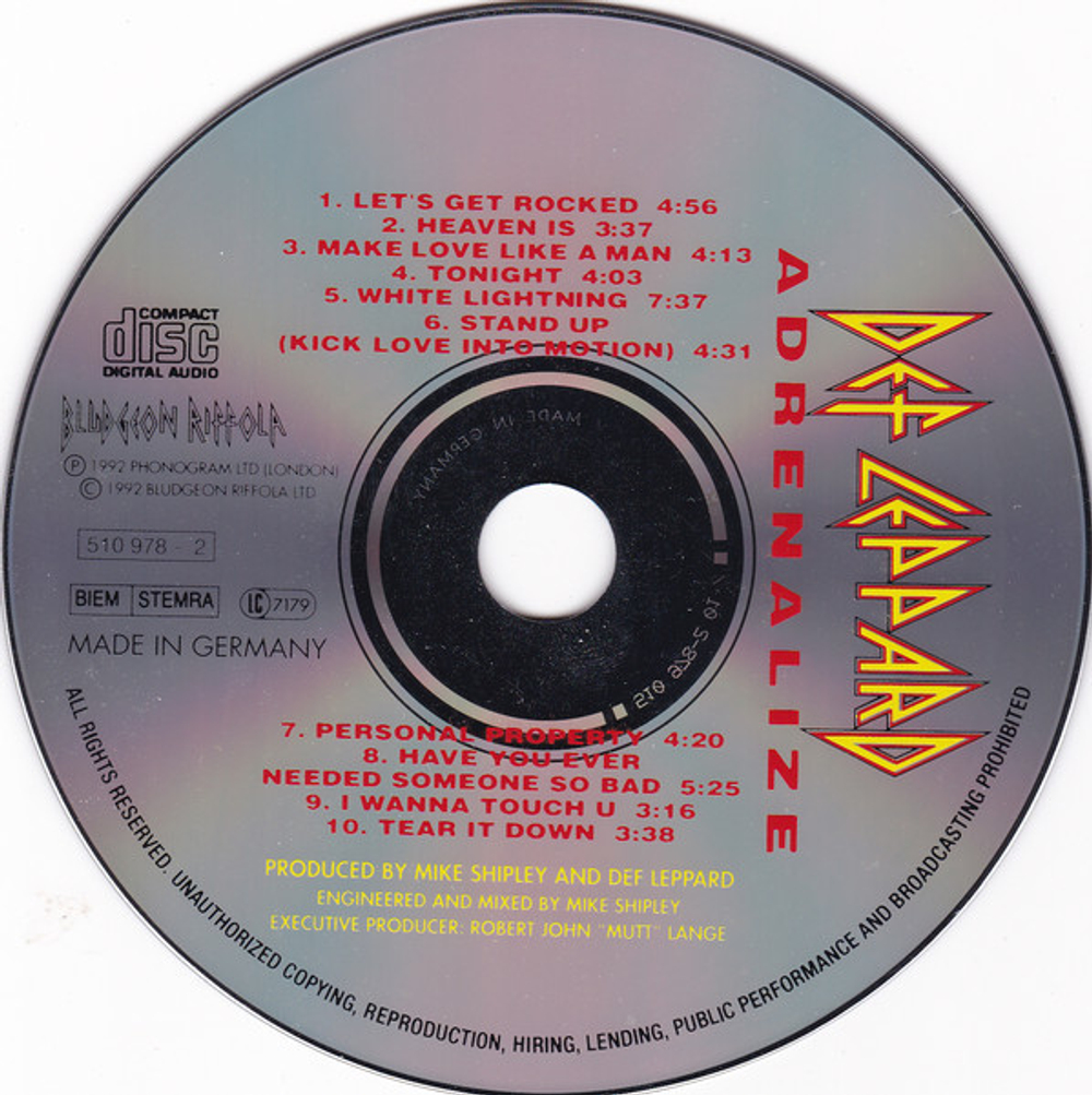 Def Leppard / Adrenalize (CD)
