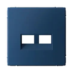Накладка двойная для информационных функций типа Keystone Systeme Electric ArtGallery Аквамарин GAL001190